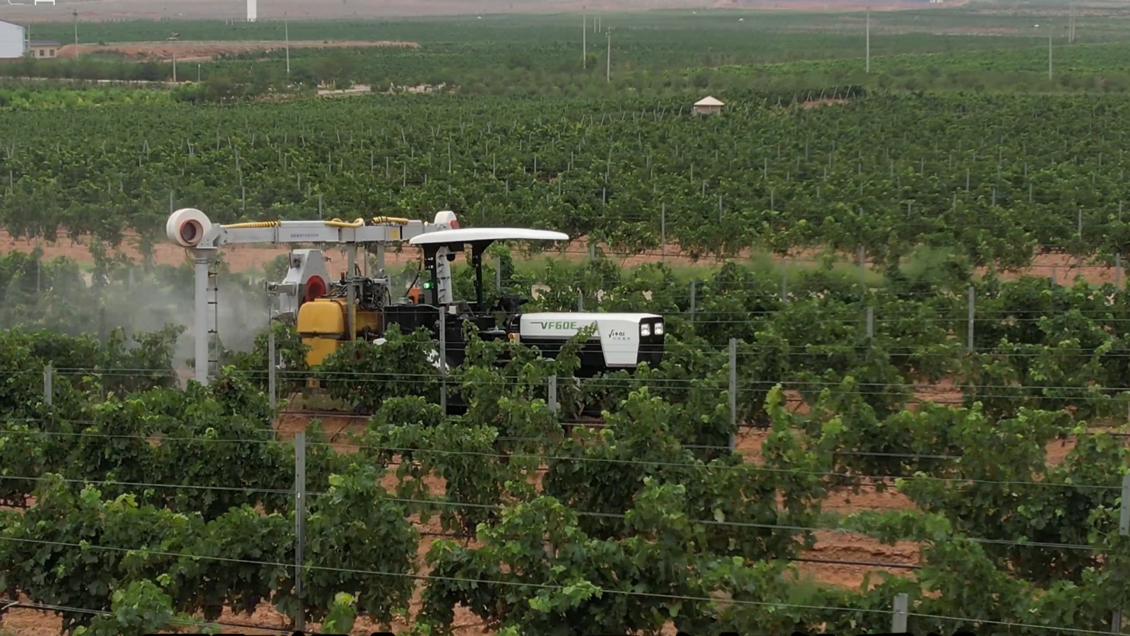 VF60E working in orchard